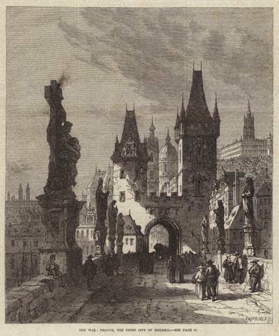 La guerra, Praga, la ciudad principal de Bohemia de Samuel Read